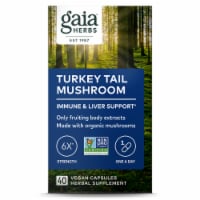 Gaia Herb Turkey Tail Muchroom Immune and Liver Support