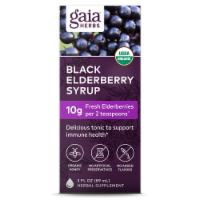 Gaia® Herbs Daily Strength Black Elderberry Syrup Perspective: Main