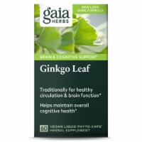 Gaia Herbs Single Herbs Ginkgo Leaf Dietary Supplement