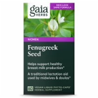 Gaia Herbs Fenugreek Seed Herbal Supplement Vegan Liquid Phyto-Caps