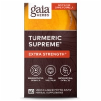 Gaia Herbs® Extra Strength Turmeric Supreme® Vegan Lquid Phyto-Caps® Herbal Supplement Perspective: Main