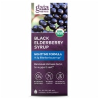 Gaia Herbs Black Elderberry Nighttime Syrup