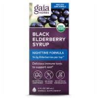 Gaia Herbs Black Elderberry Nighttime Syrup