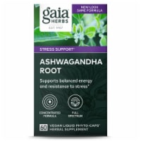 Gaia Herbs Ashwagandha Root Vegetarian Liquid Phyto Caps