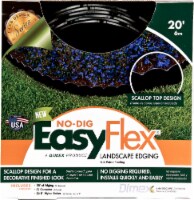 EasyFlex No-Dig Scalloped Landscape Edging - Black Perspective: Main