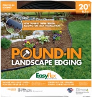 Easy Flex® Pound-In Landscape Edging - Black Perspective: Main