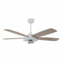 52'' Smart Ceiling Fan With Remote, Light Kit Includedworks With Amazon Alexa,Siri Shortcut.