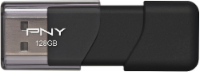 PNY Attache USB 2.0 Flash Drive - Black