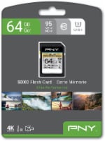 PNY Elite Performance SDXC Memory Card - Black
