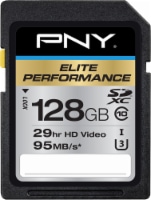 PNY Elite Performance SDXC Class 10 Memory Card - Black