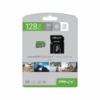PNY Elite MicroSDXC Memory Card with Adapter - Gray/Green