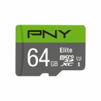 PNY Elite MicroSDXC Memory Card and Adapter Perspective: Main