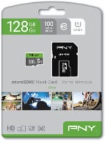 PNY Elite MicroSDXC Memory Card with Adapter - Gray/Green