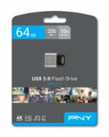 PNY Elite-X Fit USB 3.0 Flash Drive - Black Perspective: Main