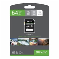PNY® SDXC 64GB Elite-X Memory Card
