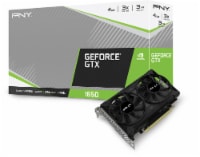 PNY GeForce GTX 1650 4GB GDDR6 Dual Fan Graphics Card Perspective: Main
