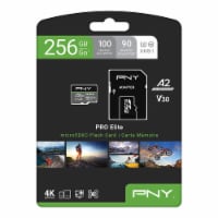 PNY® PRO Elite Class 10 U3 V30 MicroSDXC Flash Card Perspective: Main