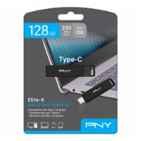 PNY 128GB Elite-X Type-C USB 3.2 Gen 1 Flash Drive Perspective: Main