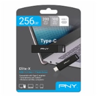 PNY® 256GB Elite-X Type-C USB 3.2 Gen 1 Flash Drive Perspective: Main