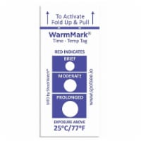 Warmmark Temperature Indicator Label,Heat,PK100  WM 25/77