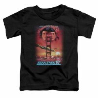 Star Trek-The Voyage Home-Movie - Short Sleeve Toddler Tee - Black&#44; Small 2T