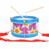 Double-Sided Toy Marching Drum with Adjustable Strap & Two Wooden Drum Sticks