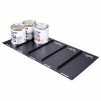 4 ft. Black Printed Quart Shelf Liner