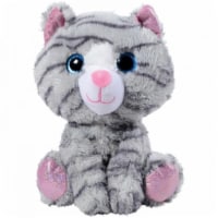 Glitter Eyes Striped Cat Plush