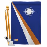 AA-CY-HS-140150-IP-BO-D-US18-AG 28 x 40 in. Marshall Islands Flags of the World Nationality I
