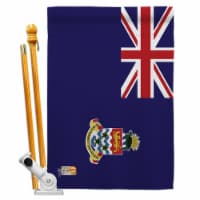 AA-CY-HS-140048-IP-BO-D-US18-AG 28 x 40 in. Cayman Islands Flags of the World Nationality Imp