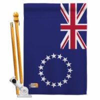 AA-CY-HS-140059-IP-BO-D-US18-AG 28 x 40 in. Cook Islands Flags of the World Nationality Impre