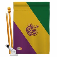 AA-CY-HS-140175-IP-BO-D-US18-AG 28 x 40 in. Mardi Gras Flags of the World Nationality Impress