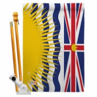 AA-CP-HS-140933-IP-BO-D-US18-AG 28 x 40 in. British Columbia Flags of the World Canada Provin