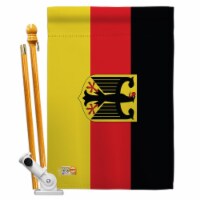 AA-CY-HS-140090-IP-BO-D-US18-AG 28 x 40 in. Germany with Eagle Flags of the World Nationality