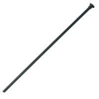 0.375 x 20 in. Flat Head Toilet Supply Riser, Matte Black