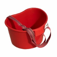 Cherry Harvest Kidney Bucket with Strap, Red - Pack of 5