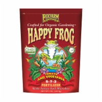 FoxFarm Happy Frog Garden Tomato & Vegetable Dry Plant Fertilizer, 4 Pound Bag Perspective: Main