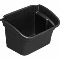 4 gal Utility Cart Bin - Black