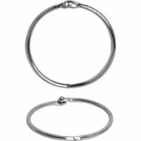 2 in. Standard Book Rings - Silver - Nickel Plated