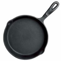 8 in. Pre-Seasoned Non-Stick Cast Iron Skillet, Black