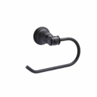 Charleston Collection European Style Paper Holder, Matte Black