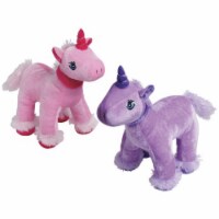 Pink & Purple Unicorns Plush Toy - Pack of 12