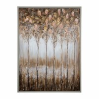 Golden Alley with Hand Applied Texture, Mutlicolor - 2.4 x 36.4 x 48 in.