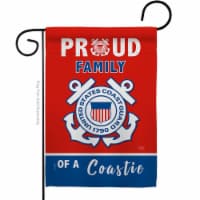 Breeze Decor G158465-BO Proud Family Coastie Garden Flag Armed Forces Coast Guard 13 x 18.5 i
