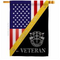 Americana Home & Garden H140897-BO 28 x 40 in. Home of De Opppresso Liber House Flag with Arm