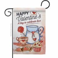 Angeleno Heritage G135395-BO 13 x 18.5 in. Day to Celebrate Love Garden Flag with Spring Vale