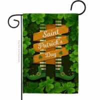 Angeleno Heritage G135407-BO 13 x 18.5 in. Leprechaun Legs Garden Flag with Spring St. Patric