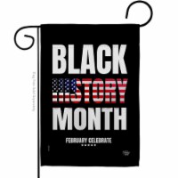 Ornament Collection G192432-BO 13 x 18.5 in. US Black History Month Garden Flag with Support