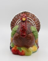 Ceramic Traditional Turkey Cookie Jar, Home Décor, Gift for Her, Gift for Mom, Kitchen Décor,