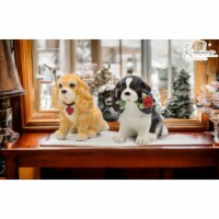 Ceramic Cocker Spaniel Salt and Pepper Shakers, Gift for Her, Gift for Mom, Kitchen Décor,